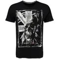 Produktbild: Key Largo T-Shirt T-Shirt Liberty Skull TotenkopfFlagge Print Motiv vintageLook MT00599 Rundhalsauschnitt bedruckt kurzarm slim fit 3XL