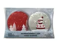 Produktbild: Taschenwärmer Schneezauber, 2er Set - Wichtelgeschenk, Handwärmer, Taschenheizkissen