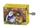 Produktbild: Spieluhr Melodie Stille Nacht Motiv Krippe Spieluhr auf Resonanzholz in...