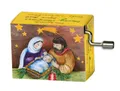 Produktbild: Fridolin Kurbelspieldose Stille Nacht Weihnachten Weihnachtsspieluhr Spieluhr