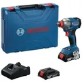 Produktbild: Bosch Professional 18v System-schrauber De Akku-schlagschrauber Gdx 18v285 (inkl. 2 Batterien Gba 18v 2.0ah, Ladegerät Gal 18v20, Mpp-koffer)