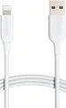 Produktbild: Amazon Basics Verbindungskabel Lightning auf USB-A, MFi-zertifiziertes Ladekabel für iPhone, weiß, 0.9 m