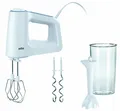 Produktbild: Braun Handmixer MultiMix 3 HM3105 500W Weiß Edelstahl Knethaken 600ml