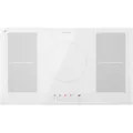 Produktbild: Klarstein Induktionskochfeld, Glaskeramik Kochfeld, Induktionskochfeld mit 5 Platten, Einbau-Induktionskochfeld mit Touch-Display, Digitalanzeige u... - Weiß