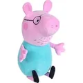 Produktbild: Peppa Wutz Papa Wutz, Kuscheltier rosa/türkis, 37 cm