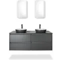 Produktbild: Duravit Lichtspiegel Ketho.2 40x70x3,3cm, o Sp.Hz, 18 W, Lichtf stl