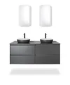Produktbild: Duravit Ketho.2 Spiegel, LED-Lichtfelder seitlich, 400x700x33 mm, mit