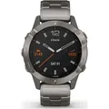 Produktbild: Garmin - Smartwatch - fenix 6 Sapphire Titanium Grau-Titanium - 010-02158-23 - Grau