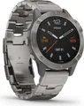 Produktbild: Garmin Sportuhr GPS Uhr Smartwatch Uhr fenix 6 Sapphire Titan 47mm Grau Onesize