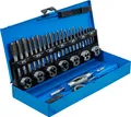 Produktbild: BGS 32x Gewindebohrer Schneideisen Gewindeschneider Satz M3-M12 Gewinde Werkzeug