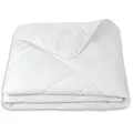 Produktbild: ZOLLNER Microfaserbettdecke, 155 x 220 cm, 50% Polyester, 50% Baumwolle, Hotelqualität weiß 155 cm x 220 cm