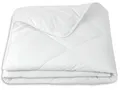 Produktbild: ZOLLNER Sommerbettdecke in 155x220 cm – Ultra leichte Einziehdecke - Wärmeklasse 2 - mit Rautensteppung - Füllung aus Polyester - waschbar bis 95°C - Hotelqualität - Oeko Tex® Zertifiziert