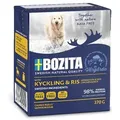 Produktbild: Bozita Happen in Gelee Hühnchen & Reis | 6x 370g Hundefutter nass