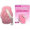 Produktbild: Foamie Festes Shampoo STRENGTH mit Niacinamid, Volumen für Feines & Dünnes Haar, Niacin & Reisextrakte für intensiven Schutz & Kräftigung