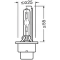 Produktbild: Glühlampe, Fernscheinwerfer OSRAM 66240CBN-2HB MG ZT 2 2002-2003