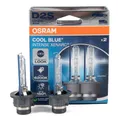 Produktbild: 2x OSRAM Xenon Lampe D2S COOL BLUE INTENSE XENARC 85V 35W +150% 6200K P32d-2