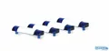 Produktbild: Rietze Blaulichtbalken 4er Set Wietmarscher 70200