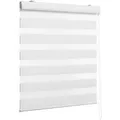 Produktbild: Doppelrollo Doppelrollo mit Kassette Matt Weiss Duorollo Rollo Rolljalousie, ventanara weiß 160 cm x 160 cm