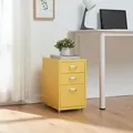 Produktbild: Rollcontainer Kökar mit 3 Schubladen 48x28x41 cm Gelb [en.casa]