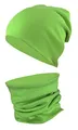 Produktbild: TupTam Mütze und Schal Kinder Set – Weiches Schal Mütze Set Kinder für Herbst und Winter, Farbe: Lindgrün, Größe: 56-62