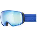Produktbild: uvex scribble FM - stylische, verspiegelte Skibrille mit extra weitem Sichtfeld und Anti-Fog-Beschichtung für Kinder - cobalt mat/blue-clear - one size