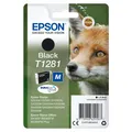 Produktbild: Epson Original T1281 Schwarze Tintenpatrone für S22 SX125 SX420W Drucker