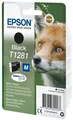 Produktbild: EPSON Tintenpatrone schwarz/black T1281 Tinte, Fuchs, C13T12814012, NEU & OVP