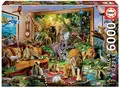 Produktbild: Educa - Puzzle 6000 Teile für Erwachsene | Wilde Tiere im Haus, 6000 Teile Puzzle für Erwachsene und Kinder ab 14 Jahren. Inklusive Ersatzteilservice, Solange der Vorrat reicht (17679)
