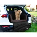 Produktbild: CopcoPet Tier-Autobett Travel Bed Hunde Reisebett braun|schwarz 110 x 90 cm