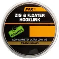 Produktbild: Fox Zig and Floater Hooklink Trans Khaki 100m - Vorfachschnur, Durchmesser/Tragkraft:0.26mm / 10lbs / 4.53kg Tragkraft