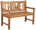 Produktbild: Gartenbank Home Teakholz 120 cm Sitzbank Holzbank Teakbank Parkbank Bank