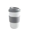 Produktbild: KAHLA fillit Becher 0,40 l cool gray To Go Becher aus Porzellan