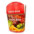 Produktbild: NoblesBox Döner Box Takeaway-Verpackung für Kebab, Pasta & mehr, 750 ml (26 oz), Classic Rot & Natural Elegant Varianten, Fettabweisend & Stabil, Faltbox, Pappbox, Asiabox (Klassik, 100)