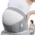 Produktbild: NEOtech Care - Bauchgurt für die Schwangerschaft - stützt Taille, Rücken & Bauch - Schwangerschaftsgurt (Grau, XXL)
