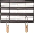 Produktbild: GRILLROSTPROFI Gusseisen-Grillrost 60 x 40 cm mit abnehmbaren Handgriffen