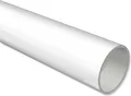 Produktbild: Interdeco Metallrohr 20 mm Ø, Rohr für Gardinenstangen, Weiß, 180 cm