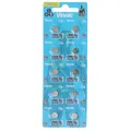 Produktbild: AG4 1.5V, 10x Batterien, Alkaline, Mini, G4 LR626 LR66, Batterien mit Langer ...