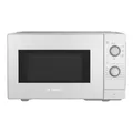 Produktbild: Bosch FFL020MW0 Serie 2 Freistehende Mikrowelle, 26 x 44 cm, 800 W, Drehteller 27 cm, Türscharnier links, AutoPilot 7 mit 7 Automatikprogrammen, Reinigungshilfe, LED-Touch-Display, Weiß [Energieeffizienzklasse B]