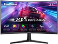 Produktbild: FeuVision 27 Zoll Curved Gaming Monitor, 240Hz FHD 1080p PC Monitor 1ms VA Panel