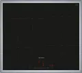 Produktbild: Siemens EH645HFB1E iQ300, Smartes Induktionskochfeld, 60 cm, Schwarz, Mit Rahmen aufliegend, TouchSlider, Dunstabzugsautomatik – das perfekte Zusammenspiel