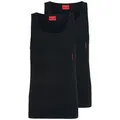 Produktbild: HUGO Tanktop Twin Pack (Packung, 2-tlg) mit Markenlabel in Kontrastfarbe schwarz S (46)