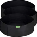 Produktbild: GardenMate 3X 60L Hochbeet Pflanzsack aus Vliesstoff Ø61cm Höhe 20cm