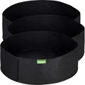 Produktbild: 3X 60L Hochbeet Pflanzsack aus Vliesstoff Ø61cm Höhe 20cm