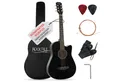 Produktbild: Rocktile Westerngitarre WSD-5C Slim Line Westerngitarren Set - Dreadnought Akustik Gitarre, Set inkl. Tasche, Ersatzsaiten, Gurt und Plektren