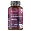 Produktbild: Hyaluronsäure Kapseln - 600mg pro Kapsel - 120 vegane Hyaluron Capsules - 4 Monate Vorrat - Molekülgröße (500-700 KDA) - Hyaluronic Acid - Alternative zu Seren - WeightWorld