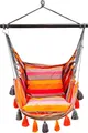 Produktbild: Hängesessel Mandarina mit Quasten XXL 2 Kissen 100 % Baumwolle