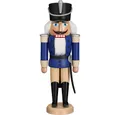 Produktbild: Seiffener Volkskunst Nussknacker Husar Esche lasiert blau (37cm) Nussknacker von Seiffener Volkskunst