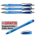 Produktbild: AKTION: Schneider Kugelschreiber Slider Rave XB hellblau/dunkelblau,...