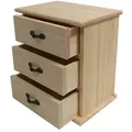 Produktbild: Yudu Aufbewahrungsbox Holzkästchen Holz Kommode Aufbewahrungsbox Sammelkasten 17.50 cm