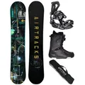 Produktbild: Airtracks Snowboard Snowboard Komplett Set Data Rocker Wide » Mod. 25 (4 St., 4er Pack) Boots 45 Strong Atop | 155 cm